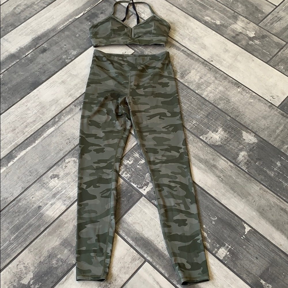 Forever 21 camo workout outfit
